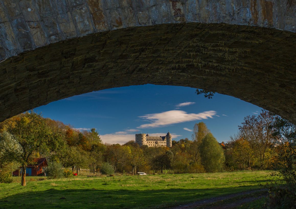 An arch with a view
